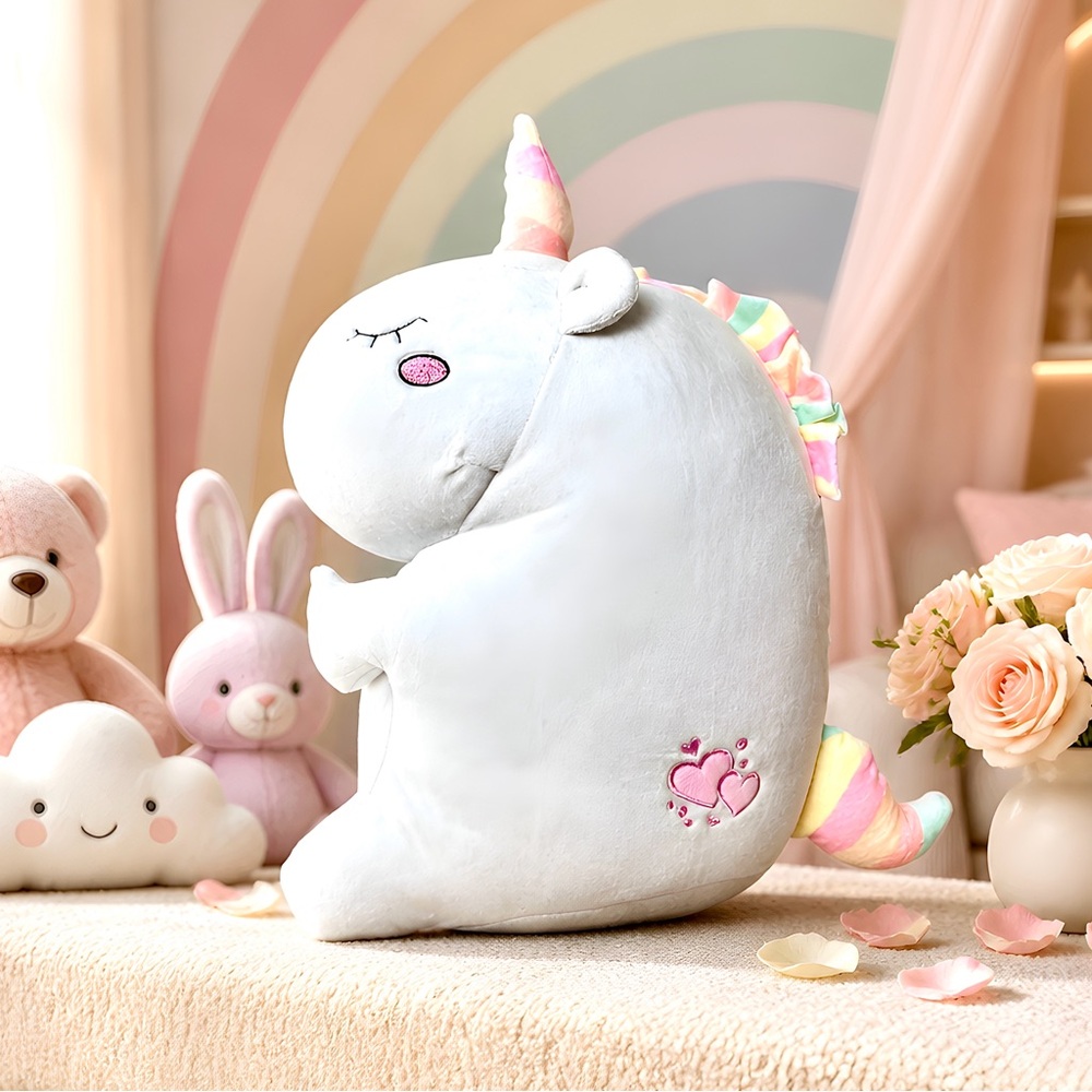 Little Room Glow in The Dark Unicorn Stuffed Animal Plush Toy 14”